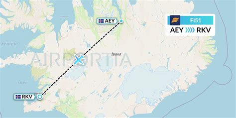 FI51 Flight Status Icelandair: Akureyri to Reykjavik (ICE51)