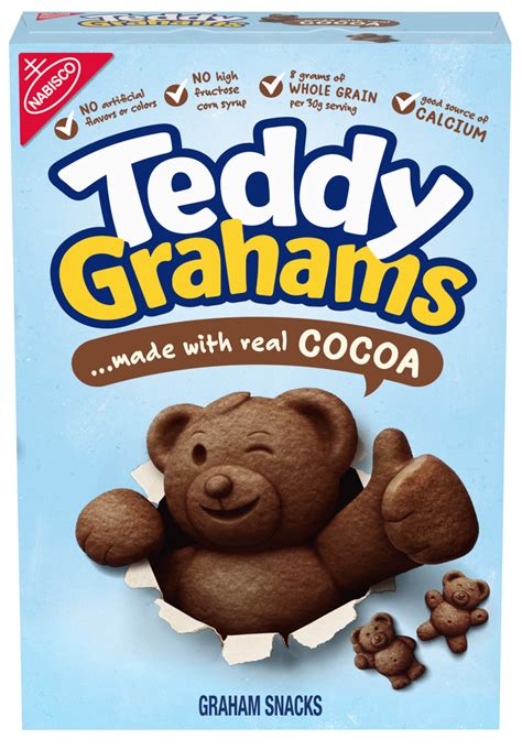 Snackworks | Teddy Grahams Chocolate Graham Snacks, 10 oz