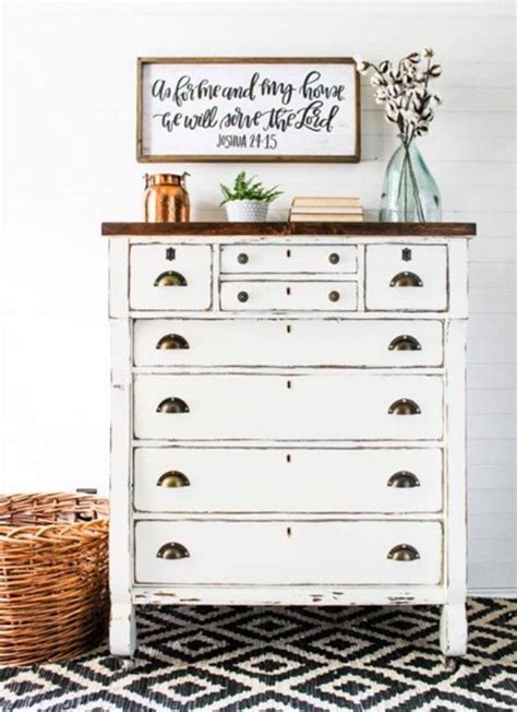 Modern farmhouse dresser painted with General Finishes Milk Paint | Dresser decor, Farmhouse ...