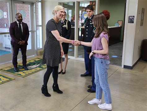 Kentucky First Lady visits post schools in honor of Month of the ...