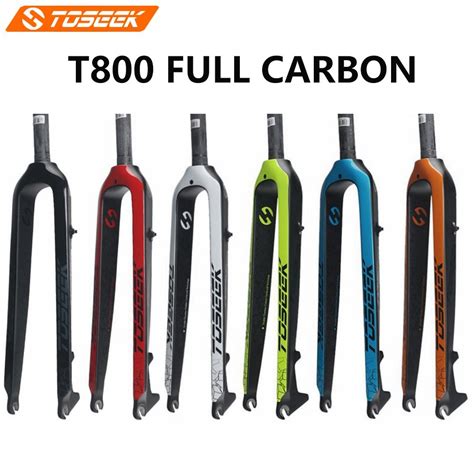 【on Hand】TOSEEK Bike Rigid Fork Full Carbon Fiber Mountainpeak Fork ...