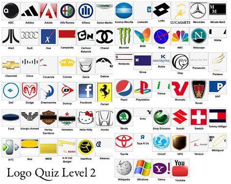 Logo Quiz Answer Level 1 2 3 4 5 6 7 8 9 - LevelStuck