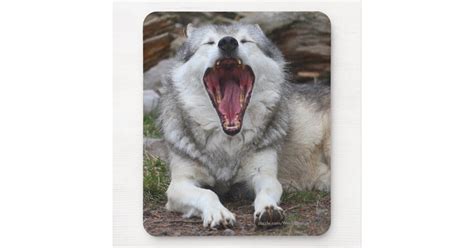 Wolf Mouse Pad | Zazzle