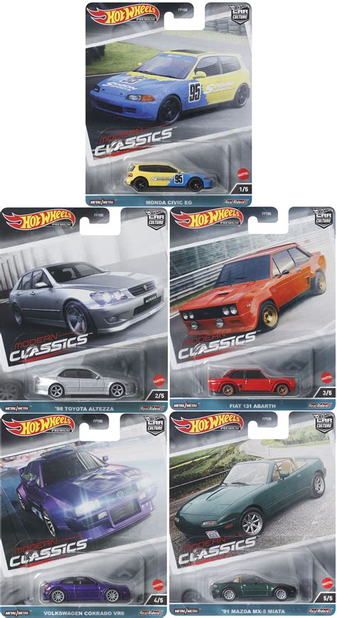 HOT WHEELS 2023 CAR CULTURE MODERN CLASSICS DASH E SET OF 5 / FREE USA ...