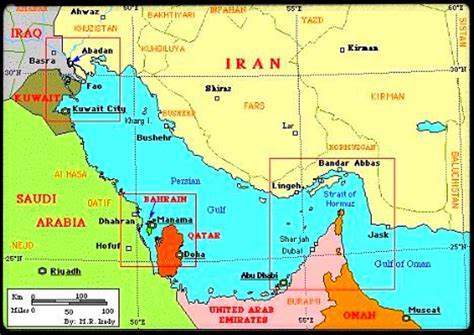 The Strait of Hormuz is a strait between the Gulf of Oman and the ...