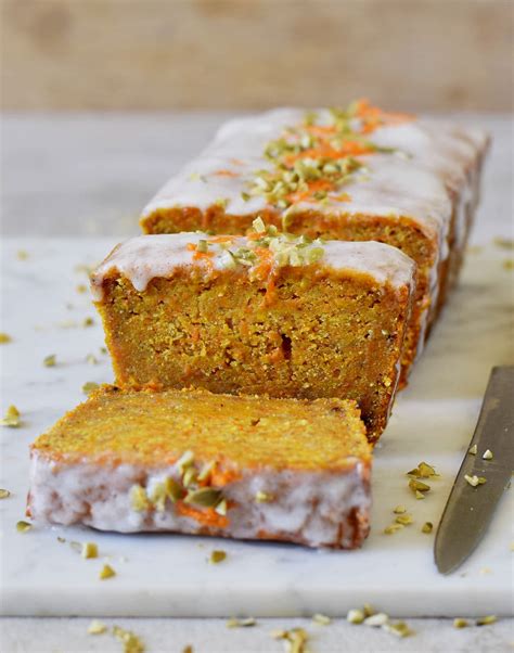 moist-vegan-carrot-cake-loaf-with-sugar-free-icing - Best of Vegan