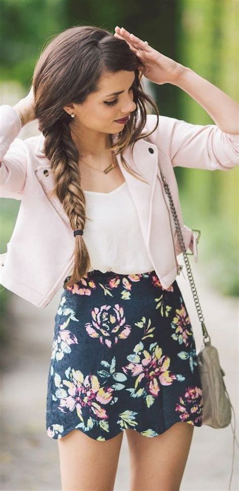 21 Stylish Ways to Wear Pink This Summer | Girly outfits, Fashion, Printed skirts