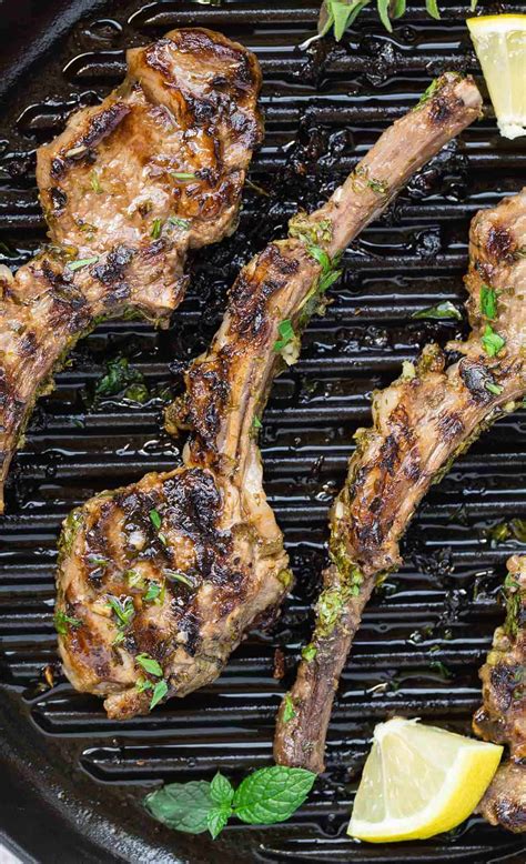 Marinated Lamb Chops with Garlic and Herbs - Rachel Cooks®