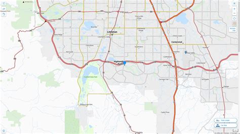 Highlands Ranch, Colorado Map