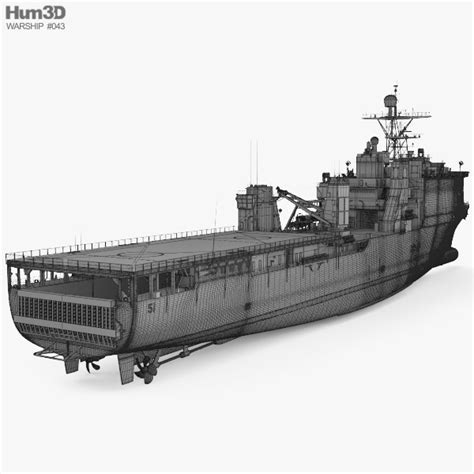 Harpers Ferry-class dock landing ship 3D model - Ship on Hum3D