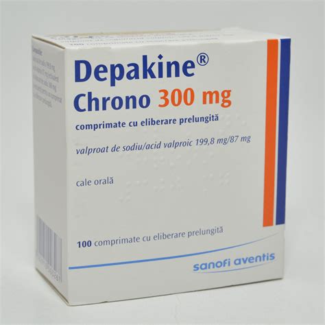 Depakine Chrono 300mg, 100 comprimate filmate | Catena | Preturi mici!