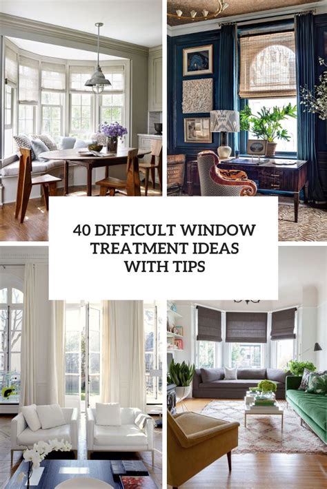 40 Difficult Window Treatment Ideas With Tips - DigsDigs