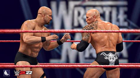 WWE 2K22 The Rock vs Stone Cold (WrestleMania 15 Arena) Epic Gameplay ...