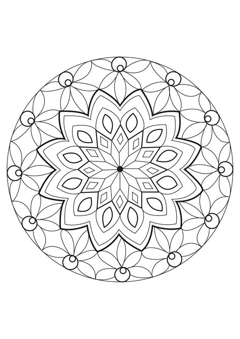 Mandala Celine - Mandalas - Coloriages Difficiles Pour Adultes dedans ...