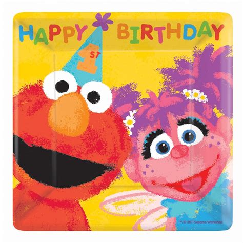 Sesame Street First Birthday Party Supplies | Birthday Wikii