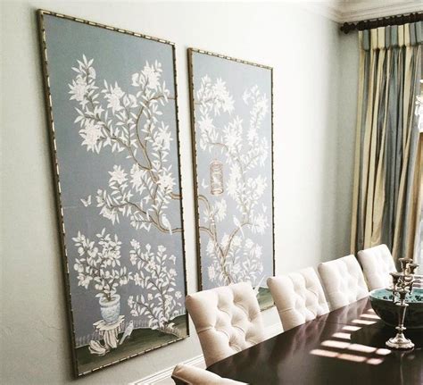 FRAMED WALLPAPER PANELS | Framed wallpaper, Wallpaper panels, Powder room wallpaper