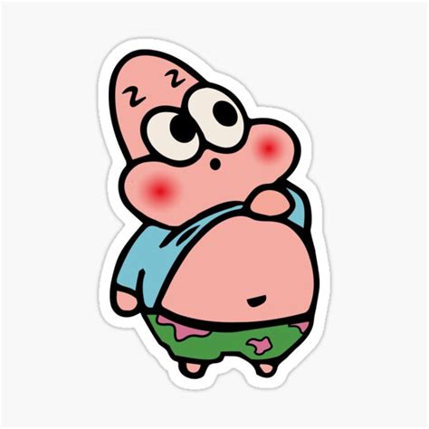 "Cute Patrick Star - Cute memes" Sticker for Sale by NaomyTeo | Redbubble