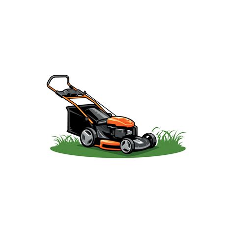 lawn mower - lawn care and service illustration logo vector 11665536 ...