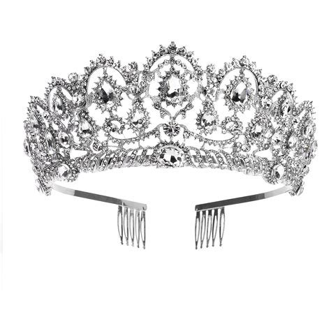 Buy Crown, Tiara, YallFF Prom Queen Crown Quinceanera Pageant Crowns ...