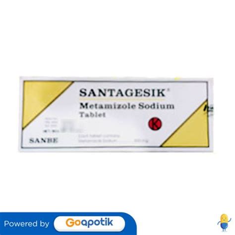 Jual SANTAGESIK 500 MG BOX 100 TABLET | Shopee Indonesia