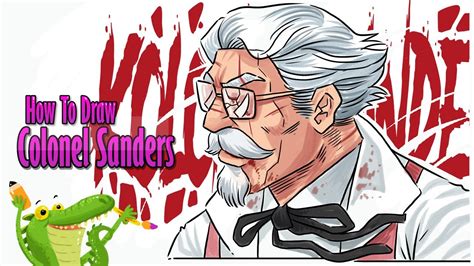 How to draw Colonel Sanders | KFC - YouTube