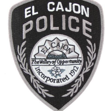 E21999 EL CAJON POLICE (CA) - The Emblem Authority