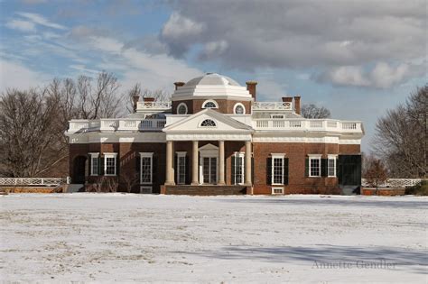 Visiting Monticello in Winter - Annette Gendler