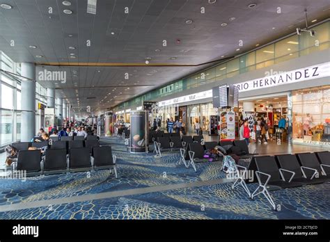 Bogota, Colombia - January 31, 2019: Terminal of Bogota El Dorado airport (BOG) in Colombia ...