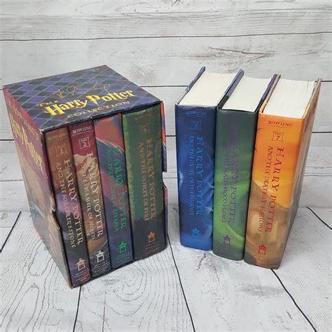 HARRY POTTER Complete Hardcover Book Set 1-7 JK Rowling 1st American Edition | Hardcover book ...