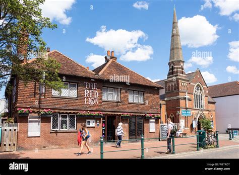 Egham town centre high street hi-res stock photography and images - Alamy