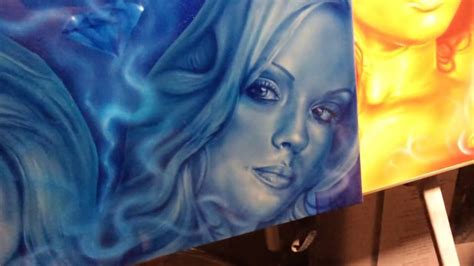 Airbrush art - YouTube