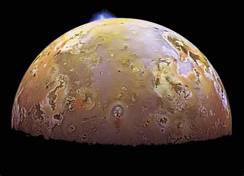 NASA's Galileo spacecraft caught two volcanoes mid-eruption on Jupiter ...