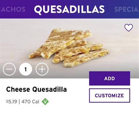 At $5.19, is the cheese quesadilla a contender for one of the most ...