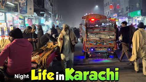 Karachi's Nightlife 🌃 What happening in the Streets of Karachi | Must See Karachi Night Walk ...