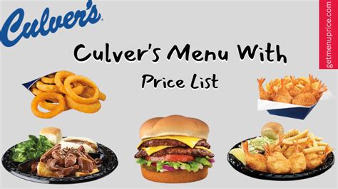 Culver's Menu Price List USA [Updated April 2023]