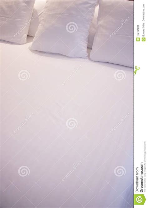 Luxury Hotel Bed Sheets Pillows Stock Photo - Image of bedroom, decor: 123464594