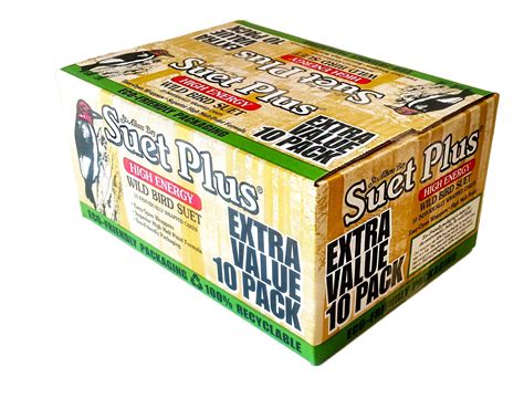 New Suet Plus High Energy 10 Pack of 11 oz Suet Cakes for Wild Birds - Walmart.com