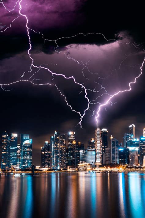 Lightning City Wallpapers - Top Free Lightning City Backgrounds ...