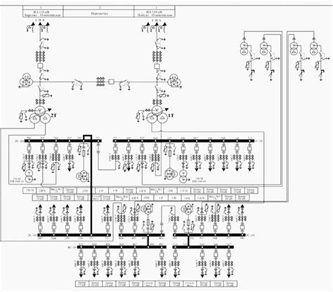 Electrical Substation Schematic Diagram