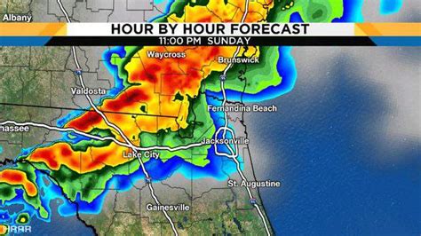 Weather Map Jacksonville Fl - World Of Light Map