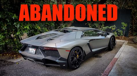 Searching for Abandoned Supercars in Los Angeles - YouTube