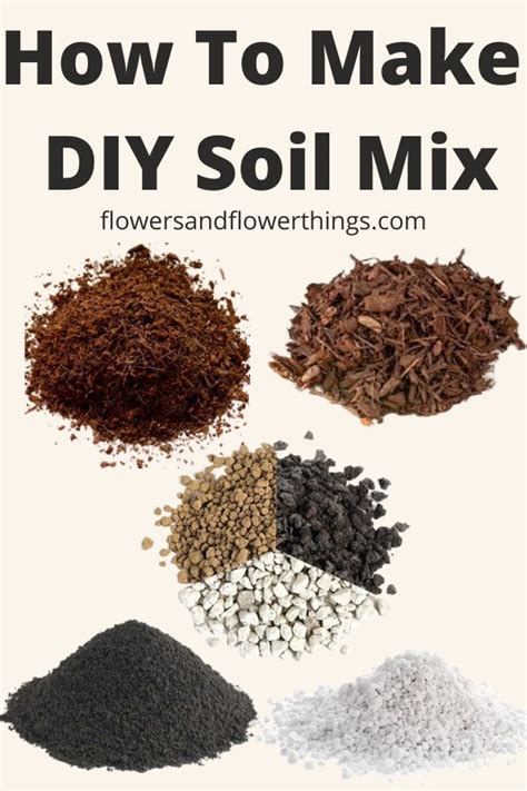 How To Make DIY Soil Mix | Flowersandflowerthings | Garden soil mix, Bonsai soil, Soil