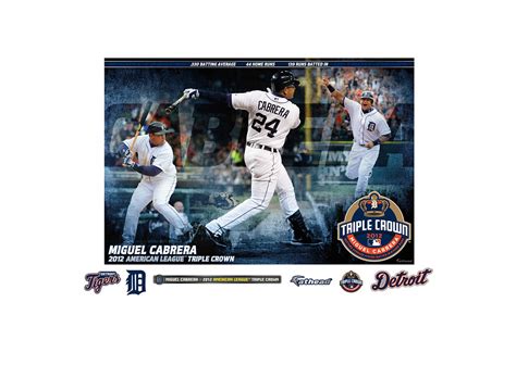 Miguel Cabrera AL Triple Crown Mural Wall Decal | Shop Fathead® for ...