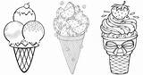Ice Cream Coloring Pages For Kids Free Printable  sketch template