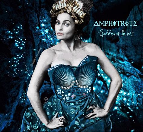 HBC illustrated as Amphitrite. Goddess of the sea in Greek mythology ...