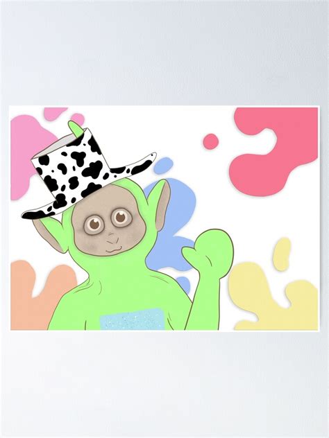 "Cow Hat Dipsy" Poster by gross-girl99 | Redbubble