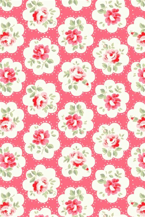 42 ideas shabby chic pattern wallpapers cath kidston | Vintage flowers ...