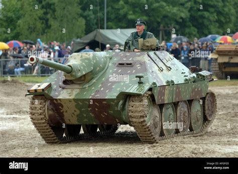 Jagdpanzer, Hetzer, tank destroyer, German Stock Photo - Alamy