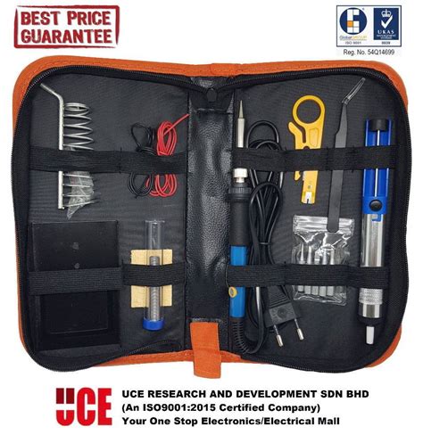 15-IN-1 SOLDERING IRON KIT SET, 60W TEMPERATURE ADJUSTABLE SOLDERING SOLDER IRON