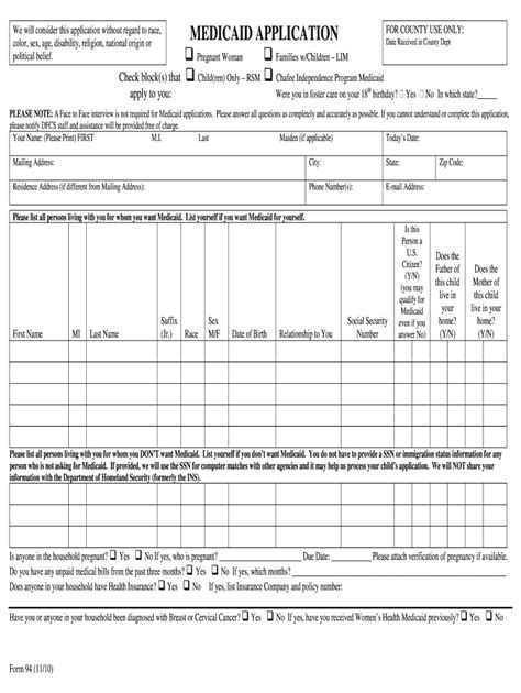 Georgia Medicaid Eligibility Income Chart 2010-2024 Form - Fill Out and ...